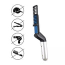 Chapinha Modeladora e Pente Elétrico 2 em 1 para Cabelo e Barba