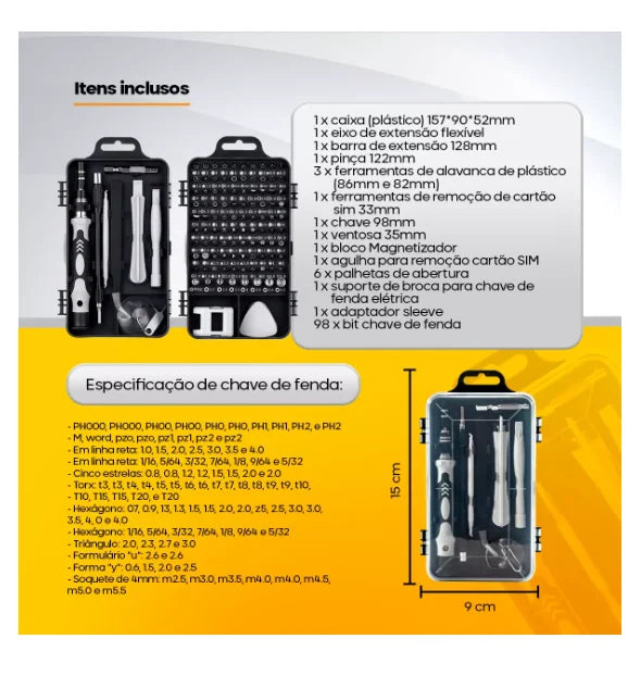 Kit de Chaves de Precisão