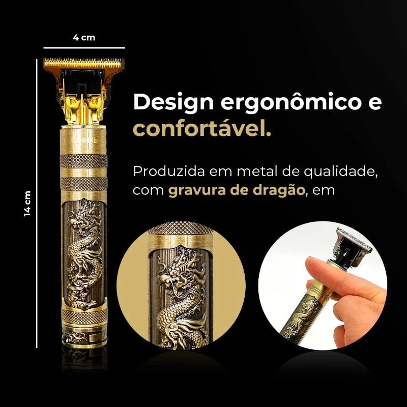 Máquina de Cortar Cabelo Profissional KM-1974A