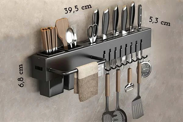 Suporte Multifuncional em Aço Inox