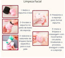 Esponja de Limpeza Facial de Silicone