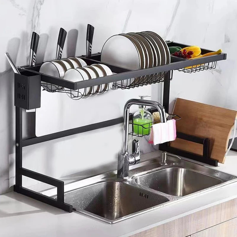 Organizador de Pia de Cozinha Compacto e Multifuncional