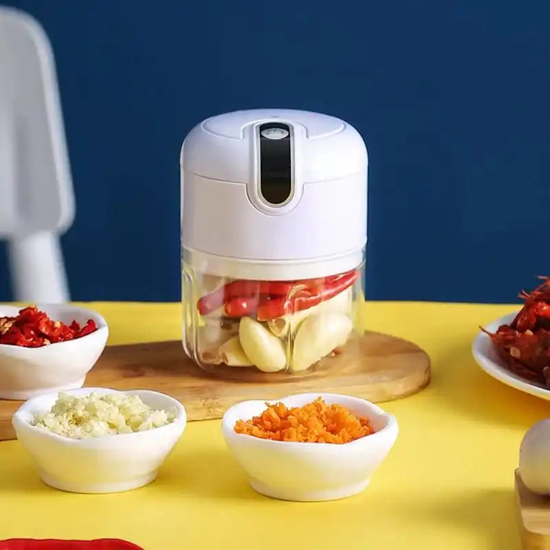Mini Processador Elétrico Recarregável
