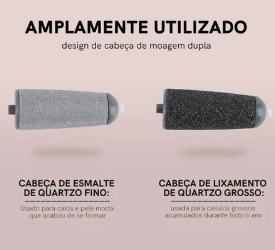 Lixador de Pé Elétrico Portátil
